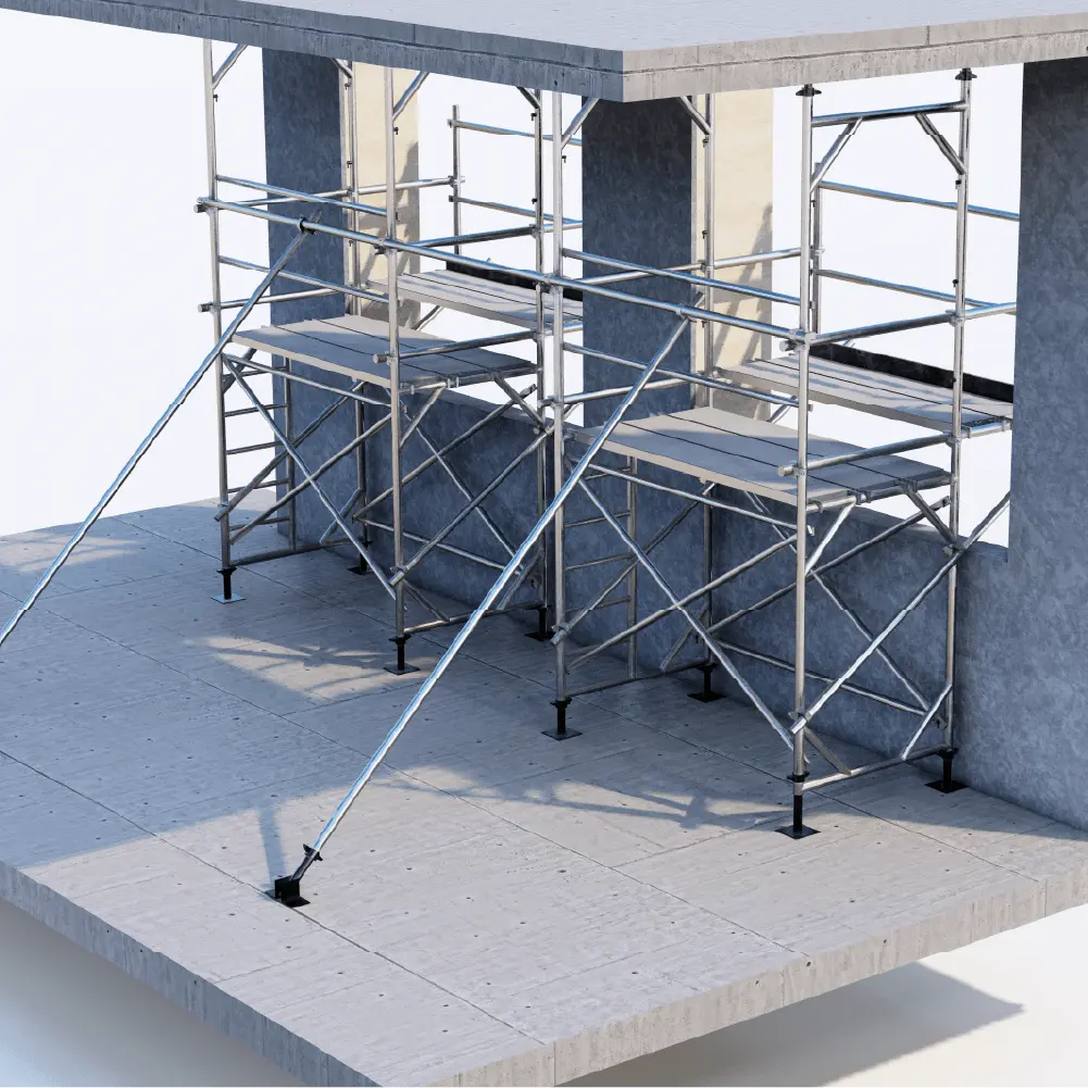 Внутренние леса с балконами